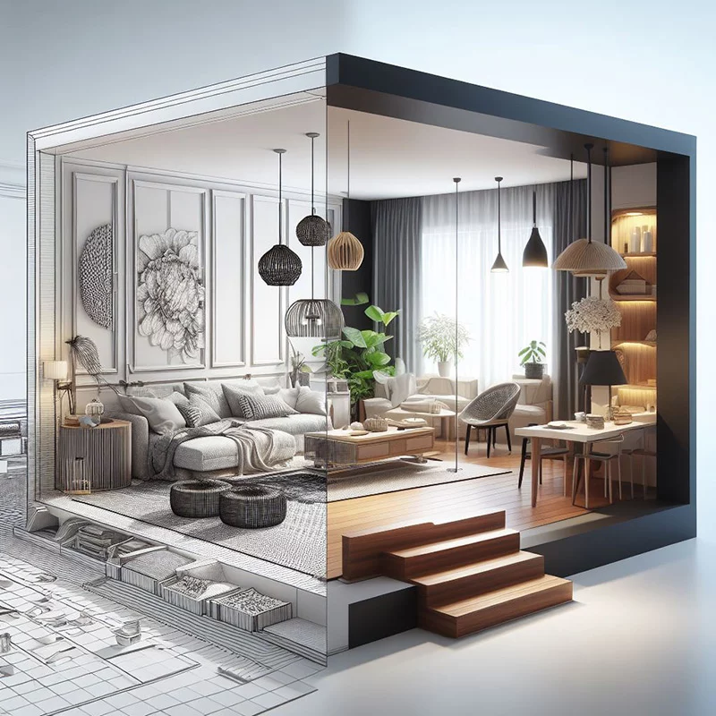 طراحی دکوراسیون داخلی ویلا